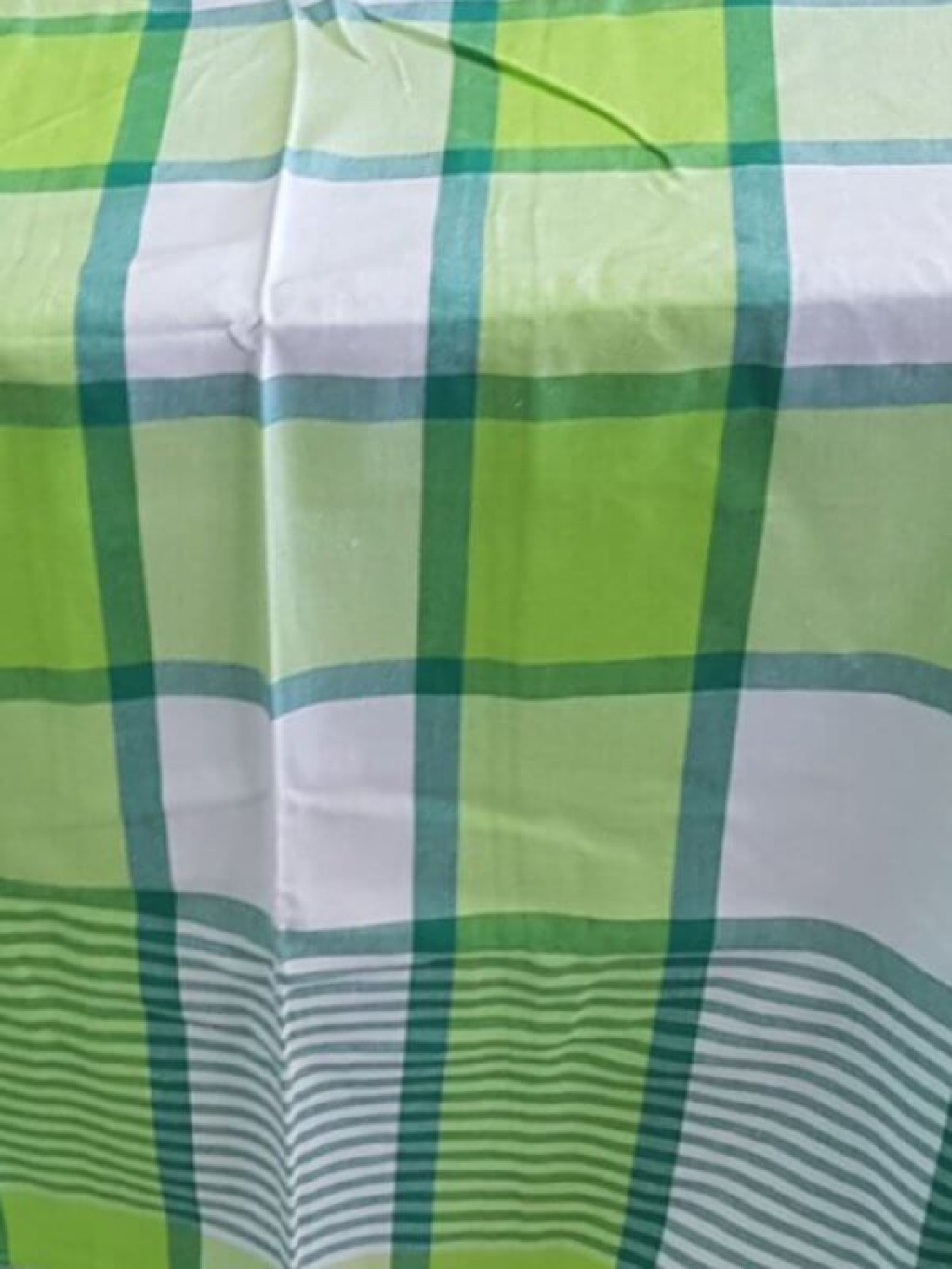 Τραπεζομάντηλο Καθημερινό Οικονομικό Ζακάρ Πράσινο Καρό Γαρύφαλλο | Γαρύφαλλο - Λευκά Είδη